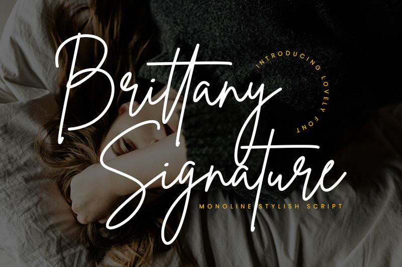 Font Brittany Signature