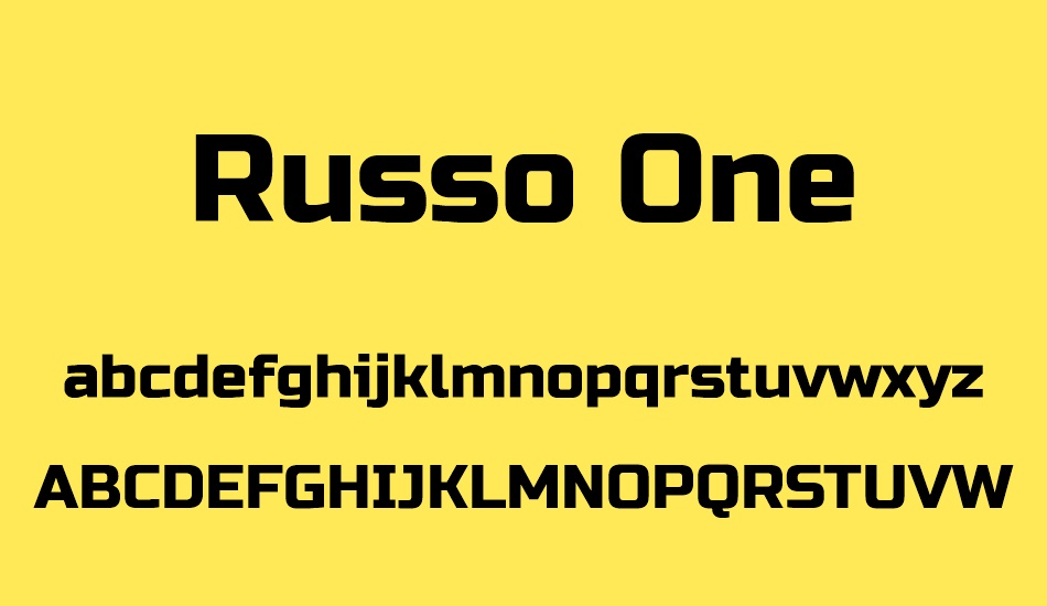 Font DVN Russo One Việt hóa