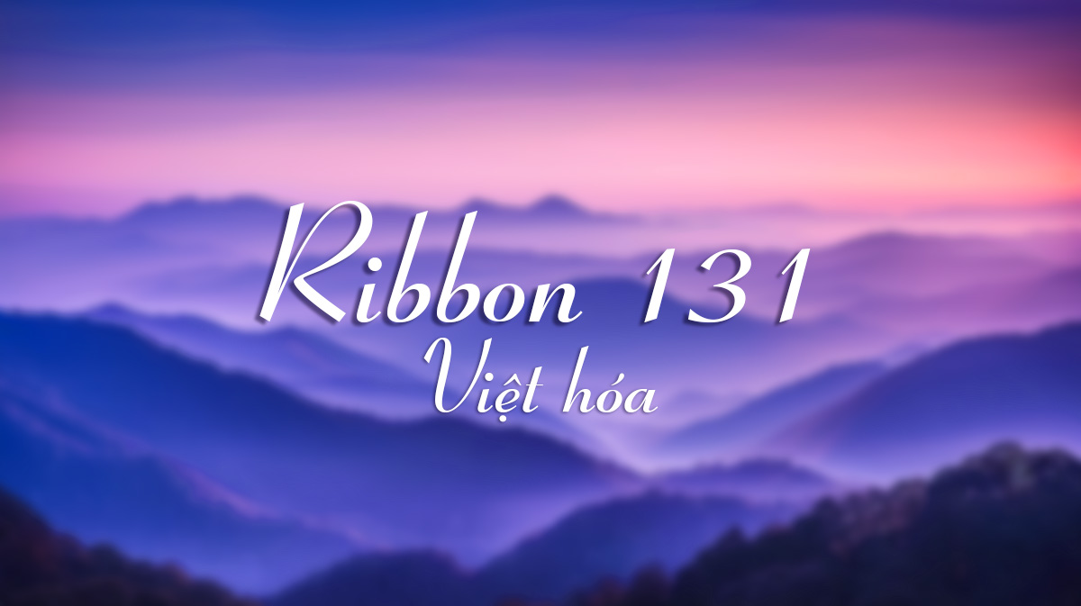 Font Việt hoá DVN Ribbon 131