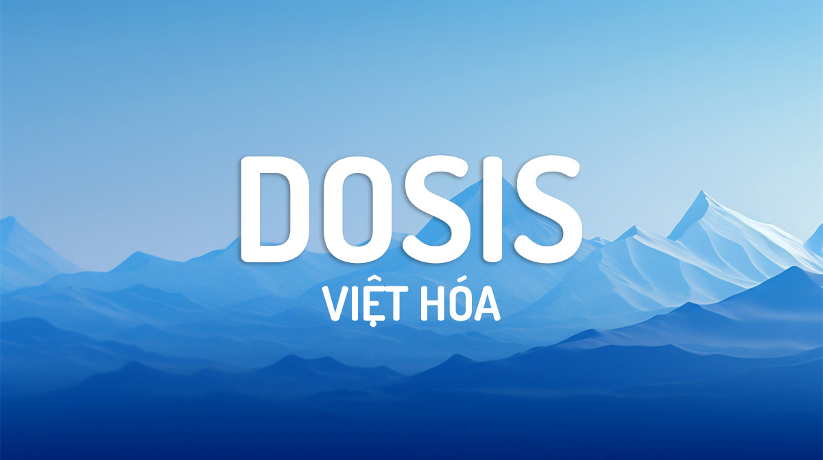 Font tiếng Việt Dosis