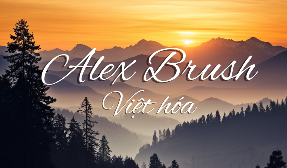 Font Việt Hoá Alex Brush