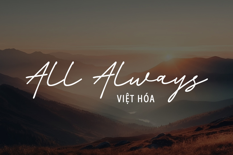 Font Việt hoá All Always