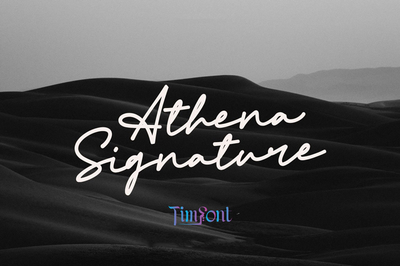 Font Việt hoá Athena Signature