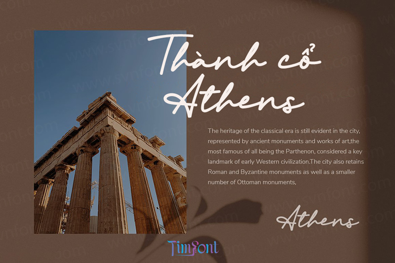 Font Việt hoá Athena Signature