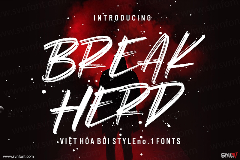 Font Break Herd Việt hoá