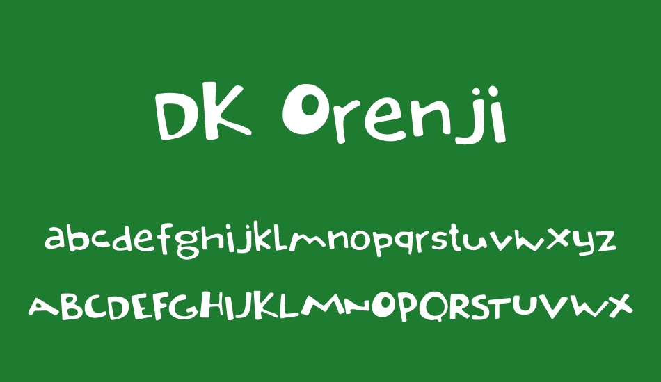 Font Orenji Việt hóa - Font chữ vui nhộn