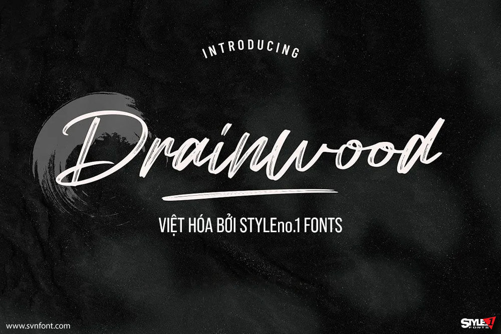 Font Việt hoá SVN Drainwood