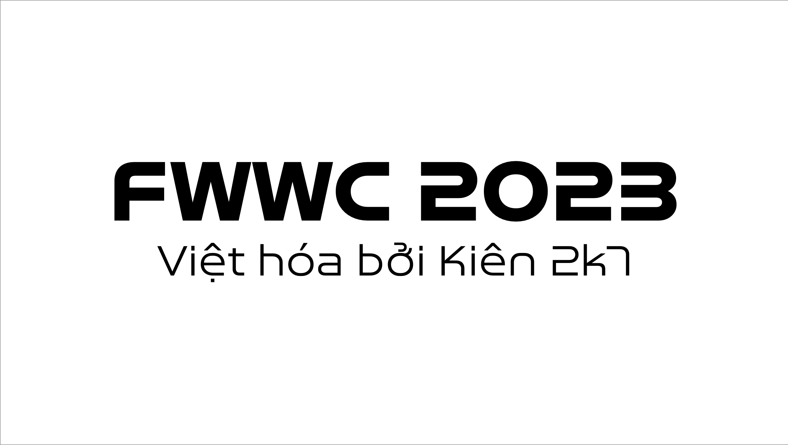 Font Việt hóa FWWC2023