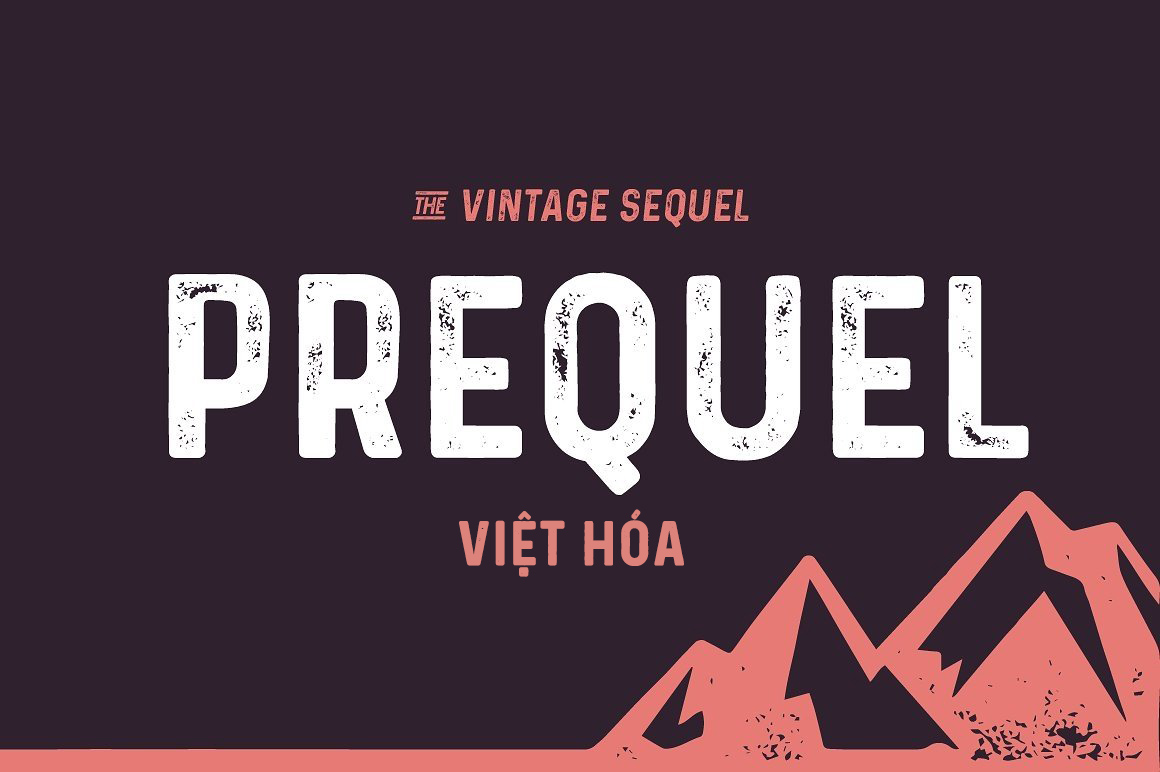 Font Prequel Rough Việt hóa