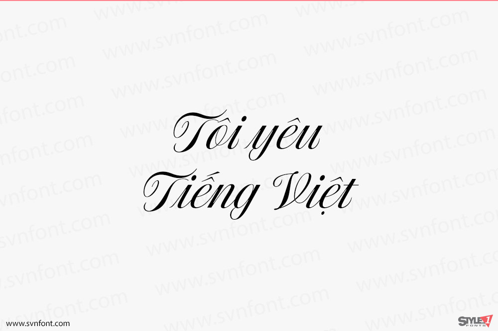 SVN Spencerio Font chữ viết tay