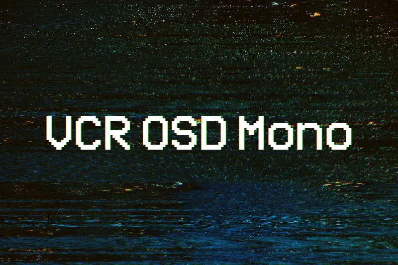 Font KK7-VCR OSD Mono Việt hoá