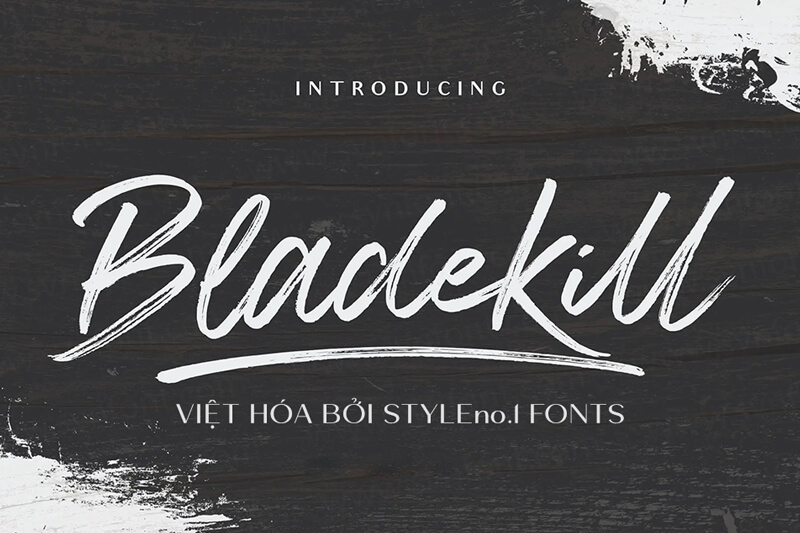 Font Bladekill Việt hoá