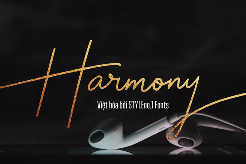 Font Harmony Việt hoá