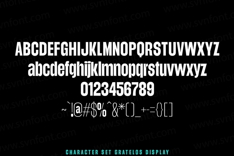 Font Gratelos Display Việt hoá