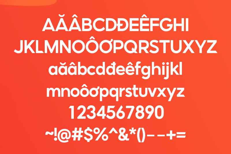 Font Shopee Việt hoá