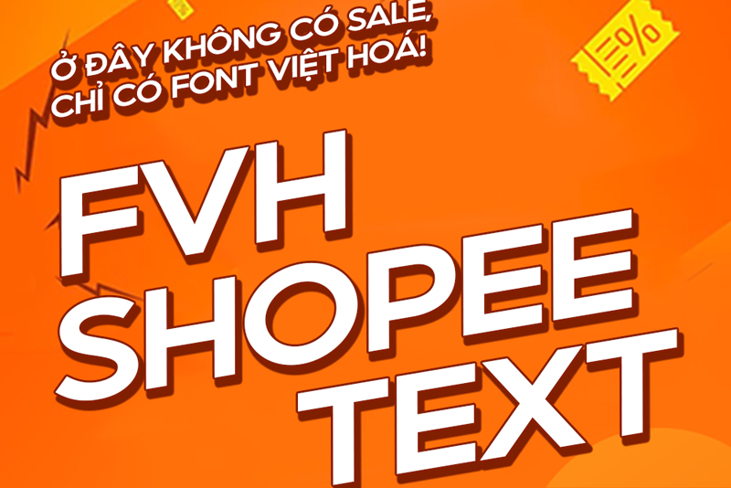 Font Shopee Việt hoá