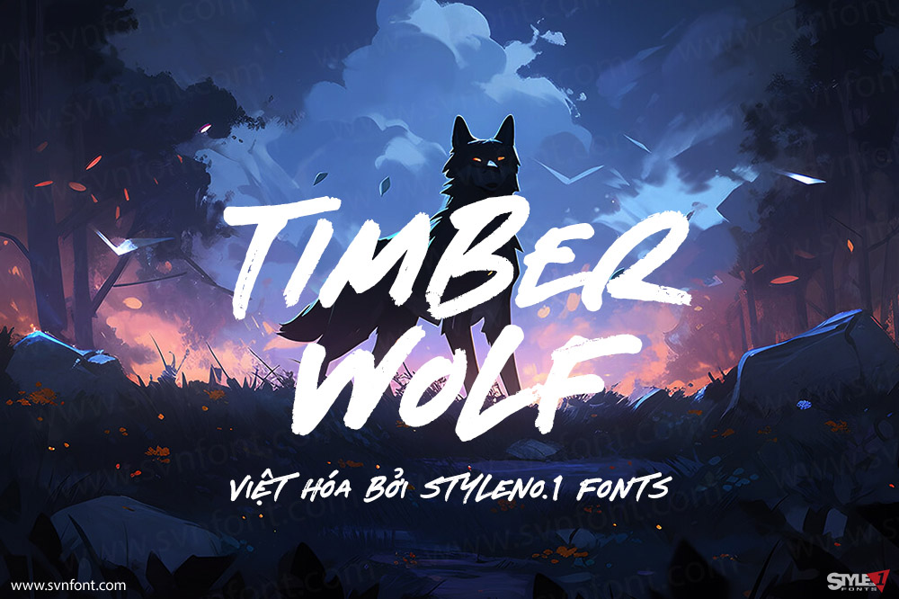 Font SVN Timber Wolf Việt hoá